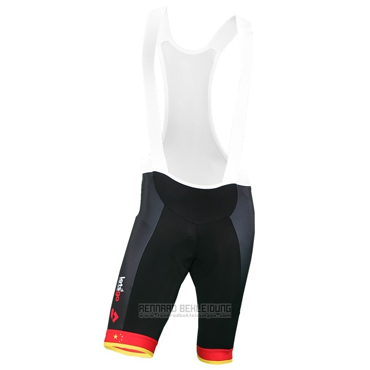 2018 Fahrradbekleidung Mitchelton Scott Champion China Trikot Kurzarm und Tragerhose